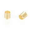 Cadmium Free & Nickel Free & Lead Free Brass Crimp Beads E003-G-NF-2