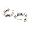Brass Hoop Earrings EJEW-I289-15P-2