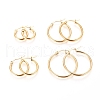 304 Stainless Steel Hoop Earrings for Women EJEW-X0015-02G-01-1