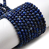 Natural Lapis Lazuli Beads Strands G-L621-B10-4mm-AB-2