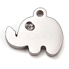 304 Stainless Steel Charms STAS-L245-004P-1