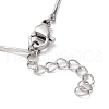 304 Stainless Steel Bar Link Chain Bracelets BJEW-K226-07P-3
