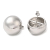 Brass Stud Earrings EJEW-M225-04P-2
