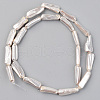 Spray Painted Natural Freshwater Shell Beads Strands SHEL-S276-90A-2