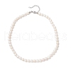 Natural Cultured Freshwater Pearl Two Sides Polished Beaded Necklaces for Women NJEW-JN05334-02-2