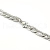 Tarnish Resistant Fashionable 304 Stainless Steel Figaro Chain Necklaces for Men X-STAS-A028-N016P-3