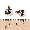 Halloween Theme Opaque Resin Cabochons CRES-M037-07G-3