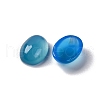 Natural Blue Agate Cabochons G-H001-15D-2