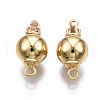 Brass Box Clasps X-KK-S356-339-NF-2
