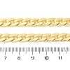 Brass Cuban Link Chain Necklaces for Women NJEW-K282-03G-5