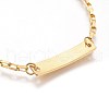 Ion Plating(IP) 304 Stainless Steel ID Bracelets BJEW-L637-07-G-3