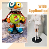 SUPERFINDINGS 12 Sets 3 Styles Plastic with Iron Doll Support for Models ODIS-FH0001-18-6