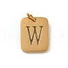 304 Stainless Steel Charms STAS-R001-01G-W-1