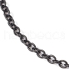 3Pcs 3 Colors Adjustable Stainless Steel Cable Chain Slider Bracelet Making AJEW-JB01232-4