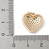 Brass Micro Pave Cubic Zirconia Pendants KK-Z107-15G-03-3