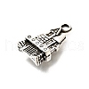 Tibetan Style Alloy Pendants TIBE-L008-55AS-2