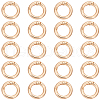 Beebeecraft 20Pcs Alloy Spring Gate Rings FIND-BBC0002-21G-1