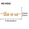 Word This Is Us Laser Cut Unfinished Basswood Wall Decoration WOOD-WH0113-102-2