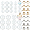   DIY Glass Globe Ball Wish Bottles Pendant Making Kit DIY-PH0021-78-1