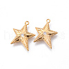 Brass Micro Pave Clear Cubic Zirconia Pendants KK-N232-162-NF-1