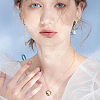 FIBLOOM 20Pcs 10 Colors Golden Plated Alloy Pendants FIND-FI0001-24-7