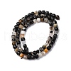 Natural Black Tourmaline Beads Strands G-RM2025-C14-C-3
