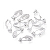 Brass Clip-on Earring Converters Findings KK-Q115-S-NF-3