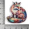 Cartoon Animal Printed Acrylic Pendants Decorations OACR-R264-01E-3