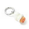 12Pcs 6 Style Animal Resin Pendant Shoe Charms HJEW-DR00001-5