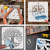 Plastic Drawing Painting Stencils Templates DIY-WH0396-592-4