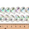 Electroplate Glass Beads Strands EGLA-B008-01A-HR01-4