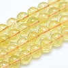 Natural Citrine Beads Strands X-G-E483-13-8mm-1