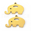 PVD Vacuum Plating 304 Stainless Steel Pendants STAS-N092-54G-2