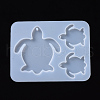 Turtle Pendant Silhouette Silicone Molds X-DIY-I026-22-2