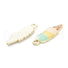 Alloy Enamel Pendants X-ENAM-I051-14LG-01-2