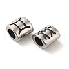 Oval with Constellation 304 Stainless Steel Beads STAS-E215-05AS-07-2