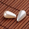 Teardrop Acrylic Imitation Pearl Beads X-OACR-O002-2461-2