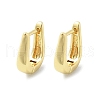 U-Shaped Brass Hoop Earrings EJEW-D311-105G-2
