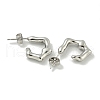 Non-Tarnish 304 Stainless Steel Stud Earrings EJEW-G400-03P-2