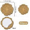 CRASPIRE Adhesive Wax Seal Stickers DIY-CP0010-58D-2