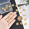 Unicraftale 24Pcs 6 Styles 304 Stainless Steel Charms STAS-UN0048-91-4