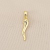 Brass Pendants KK-V016-04G-1