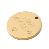 304 Stainless Steel Charms STAS-I325-133G-2