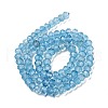Natural Blue Topaz Beads Strands G-B088-D05-03-3
