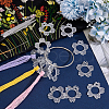 Olycraft 20Pcs Acrylic Floss Bobbin TOOL-OC0001-92D-5