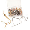 Rack Plating Eco-Friendly Brass Chain Bracelet Making KK-TA0007-84-RS-5