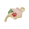 Alloy Enamel Pendants PALLOY-V003-01G-03-2