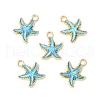 Alloy Enamel Pendants ENAM-YW0002-61D-2