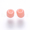 6/0 Baking Paint Glass Round Seed Beads SEED-S036-01C-17-2