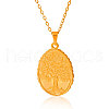 Stainless Steel Tree of Life Pendant Necklaces for Women IC2942-2-2